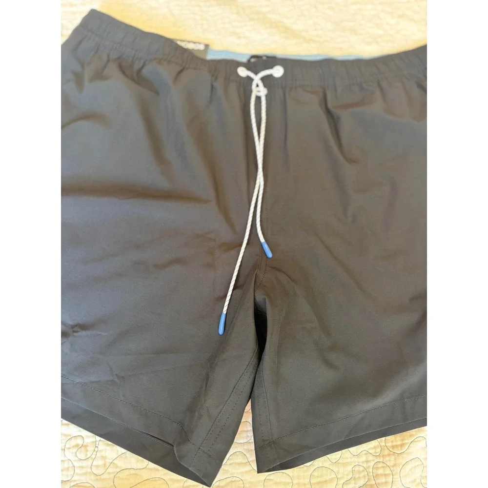 Bonobos Mens Swim Short 7 Inch Inseam Black Mesh Liner‎ 4-Way Stretch XXL